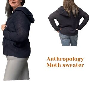 Anthropologie by Moth Deep‎ Blue Knitwear